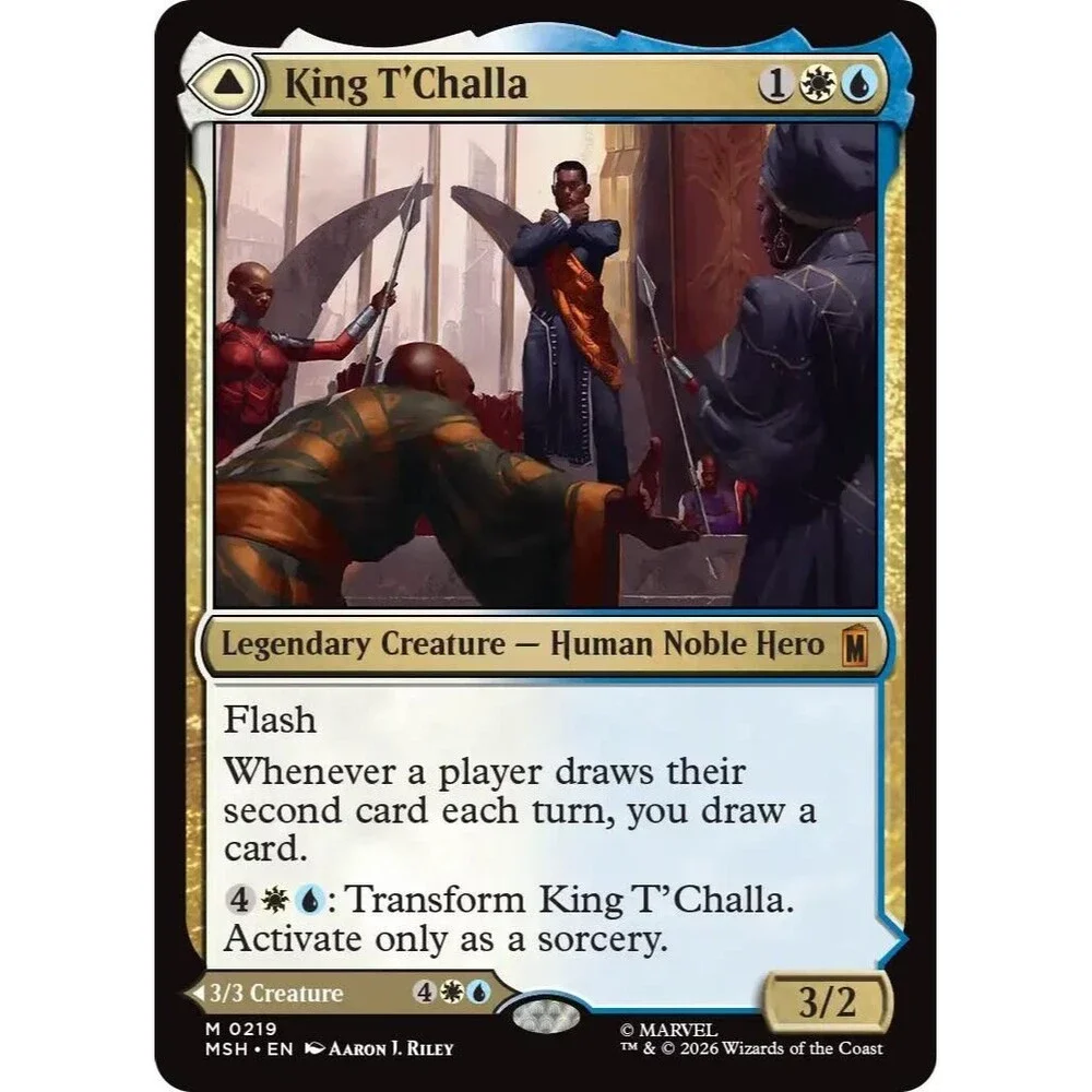 King T'Challa | MSH | 219 | NM/Mythic | 080-MTG-A